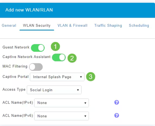 Portail captif Wifi Invité - exemple 2